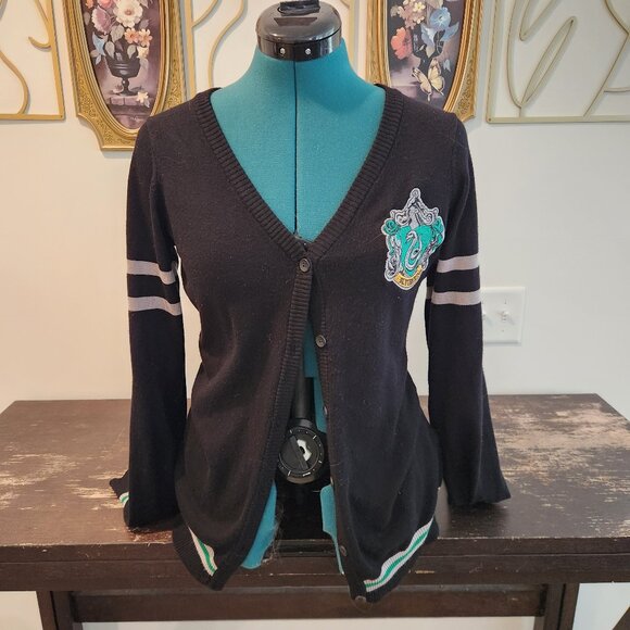 Slytherin Harry Potter Button Up Cardigan - Picture 1 of 2